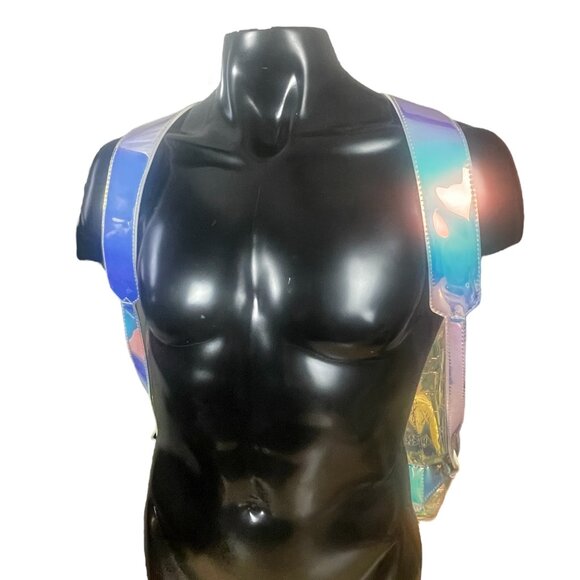 LOUIS VUITTON Christopher GM Prism PVC Monogram Backpack Mens XL +TAGS DUST BAG - Picture 8 of 16